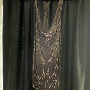 All Saints Embellished Scoop Neck Tank